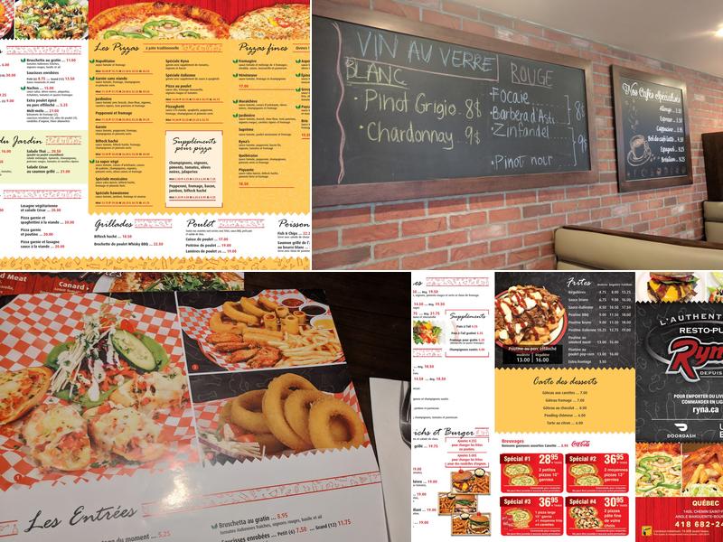 Resto-Pub Ryna Menu