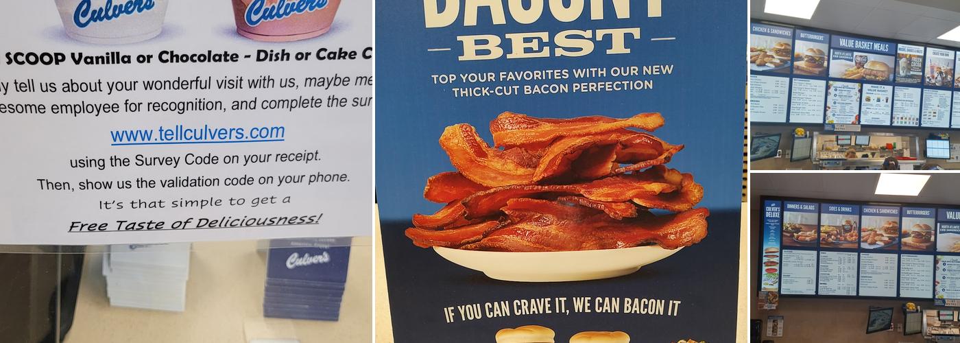 Culver’s Menu