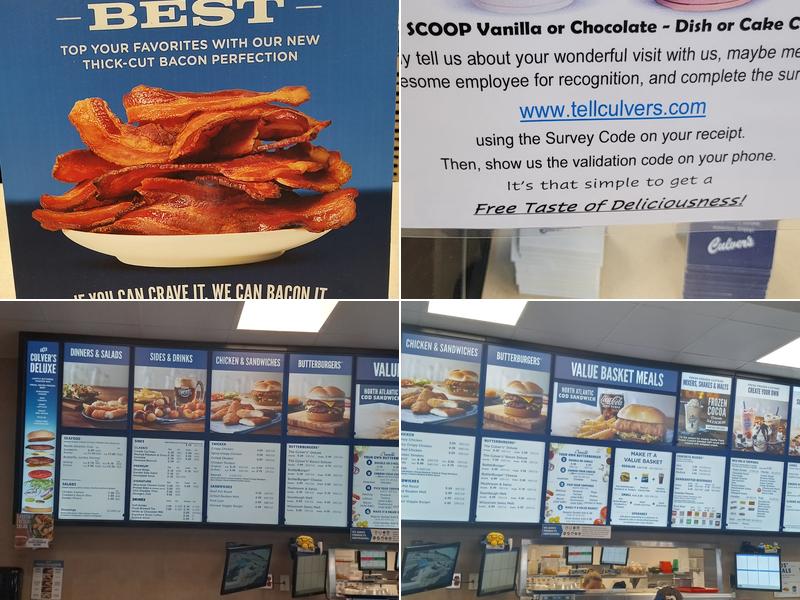 Culver’s Menu