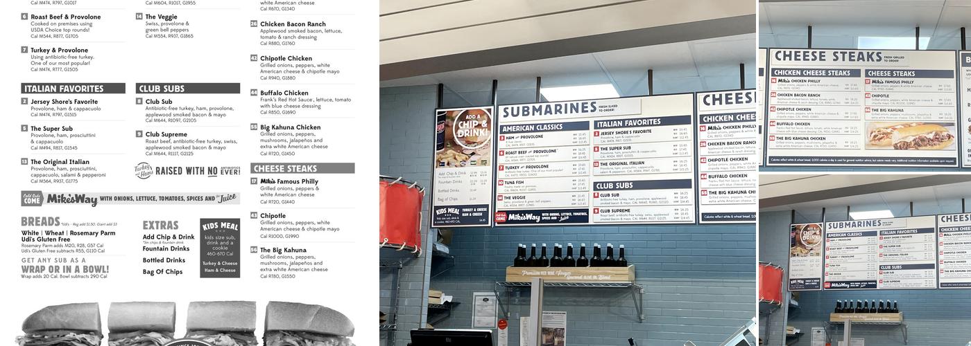 Jersey Mike's Menu