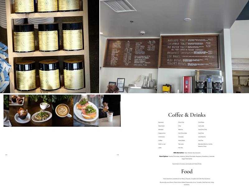 Lighthouse Coffee Menu