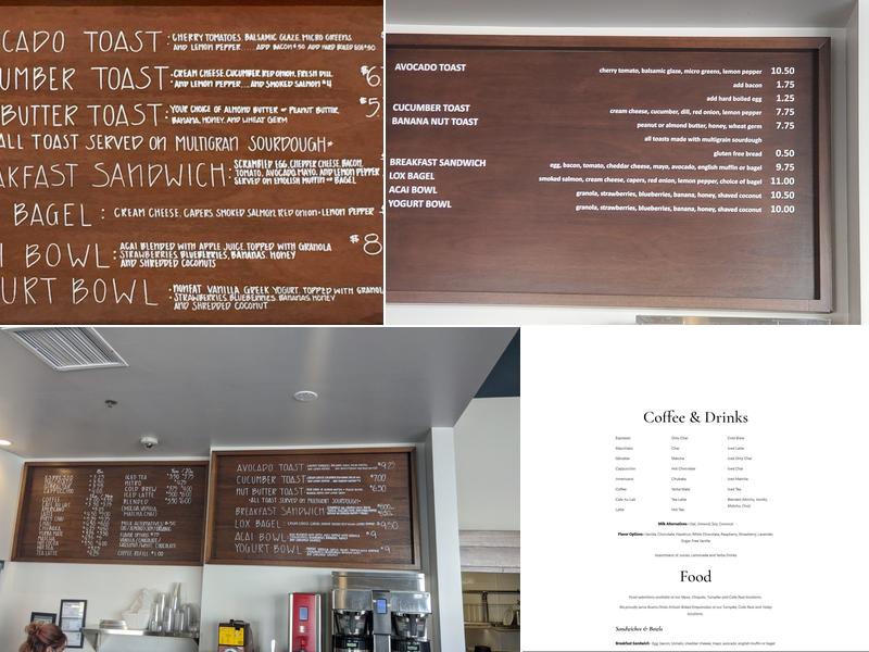 Lighthouse Coffee Menu