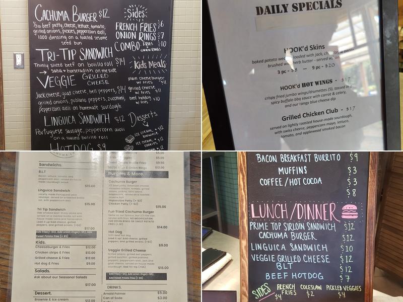Hook'd Bar & Grill Menu