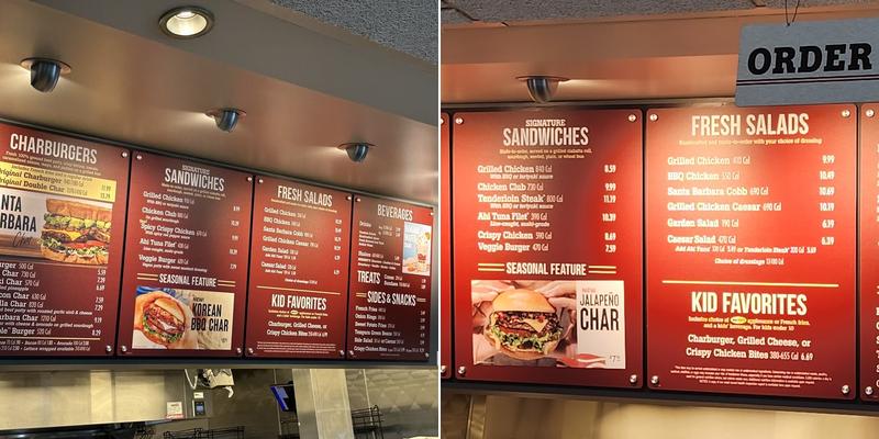 The Habit Burger Grill Menu