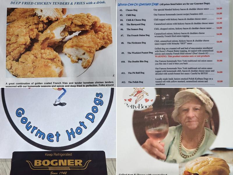 Whoop Dee Do Hot Dogs Menu