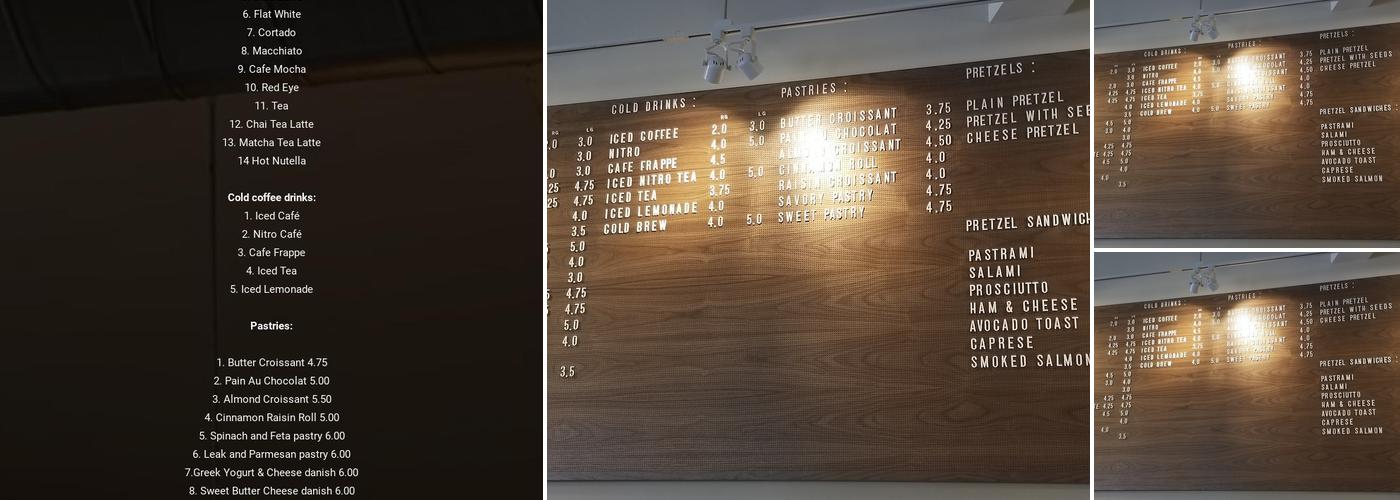 Wake-Cup-Coffee Menu