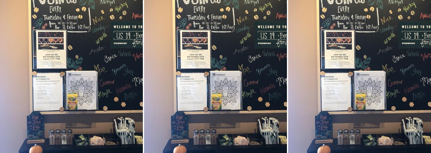 Starbucks Menu