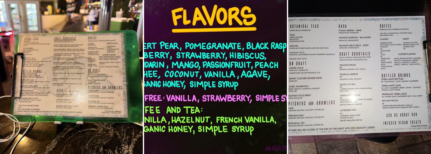 Adobe Graffiti Lounge Menu