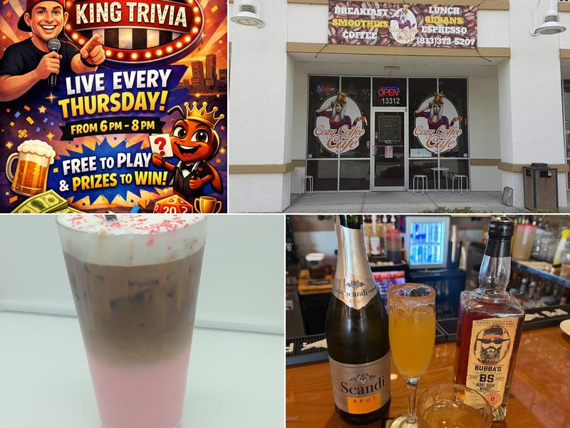 Cozy Coffee Cafe 13312 Telecom Dr, Temple Terrace