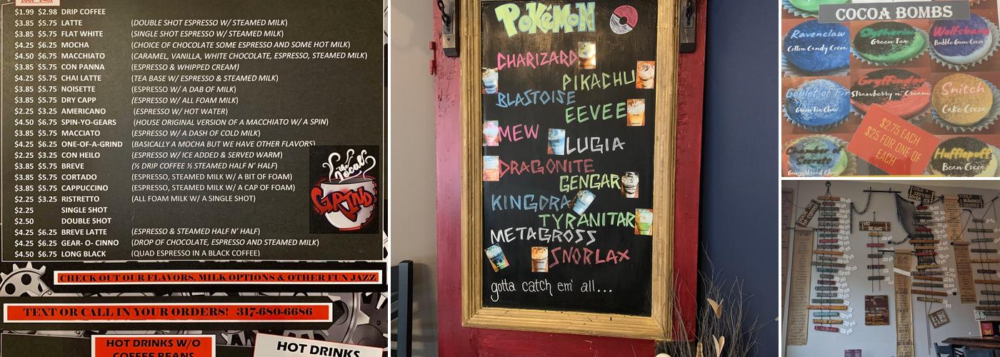 The Local Grind Menu