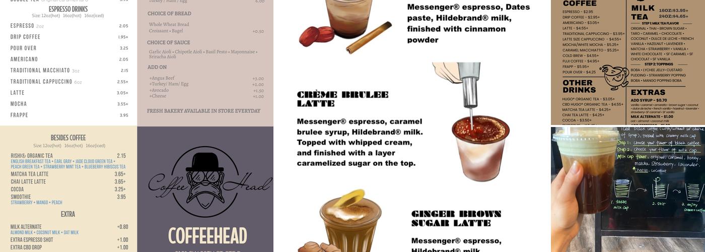 CoffeeHead Menu