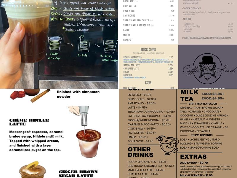 CoffeeHead Menu