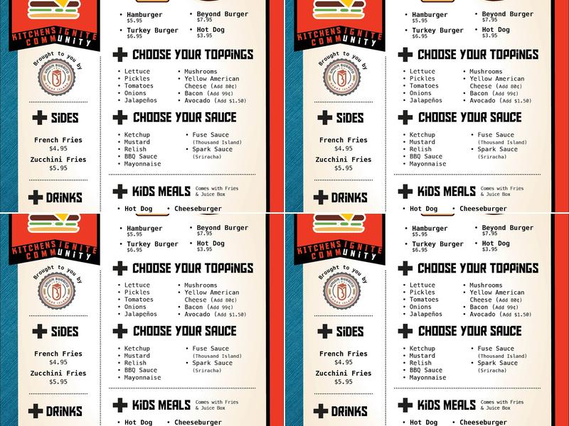 Fuse & Spark Menu