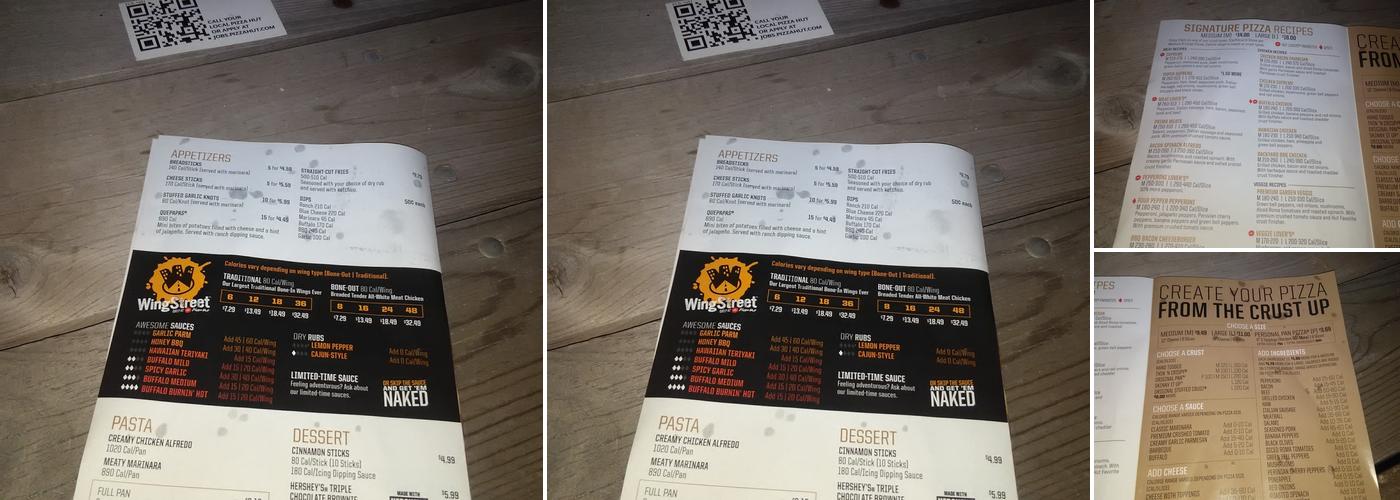 Pizza Hut Menu