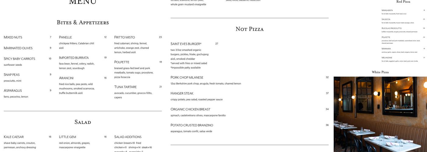 Ottava Menu