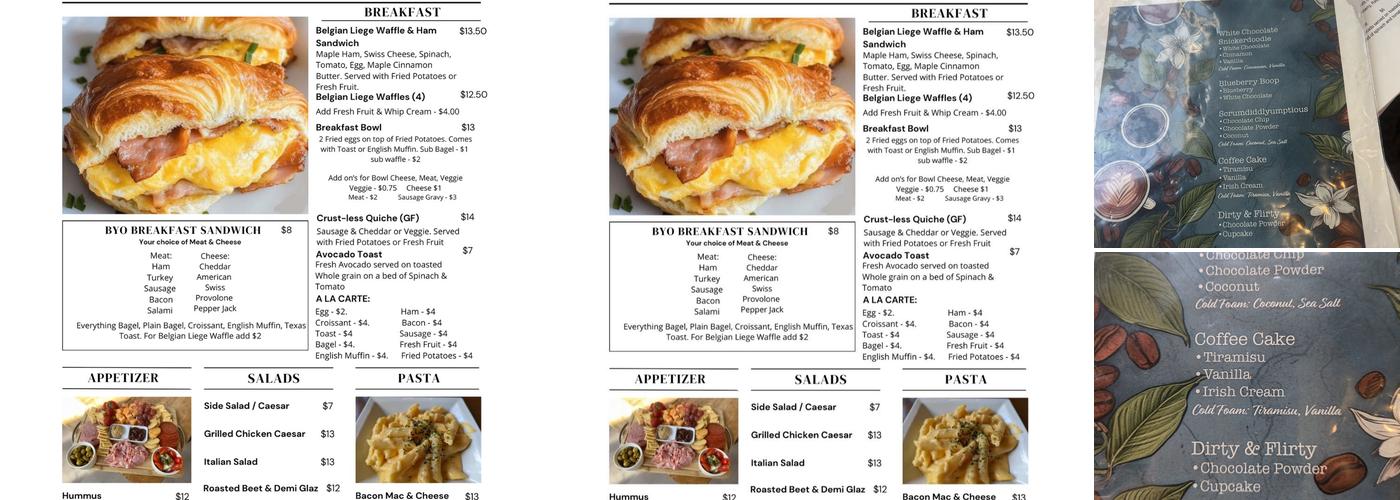 Vita Sandusky Menu