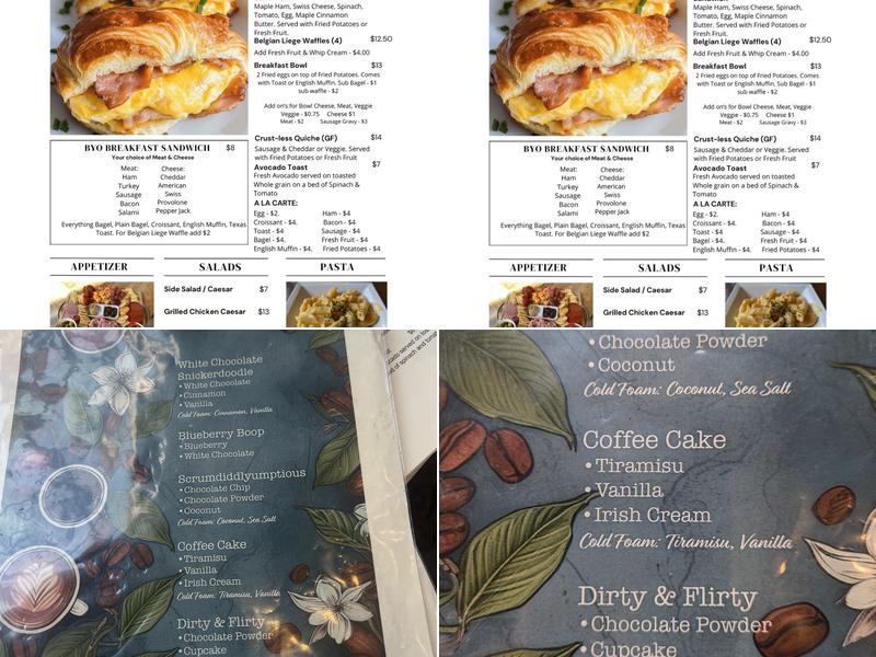 Vita Sandusky Menu