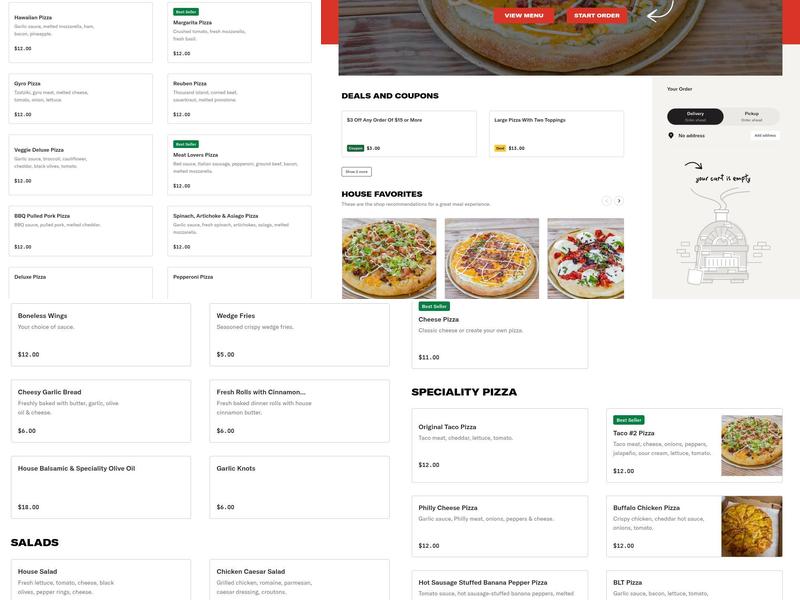 Fire & Ice Menu