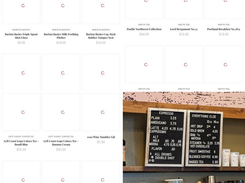 LEFT COAST Coffee Co. Menu