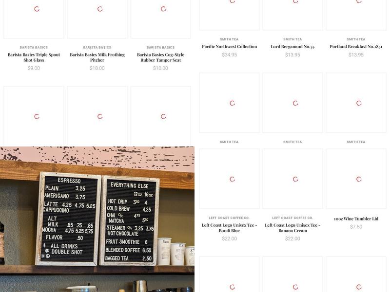 LEFT COAST Coffee Co. Menu