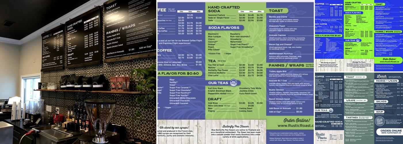 Rustic Roast Menu