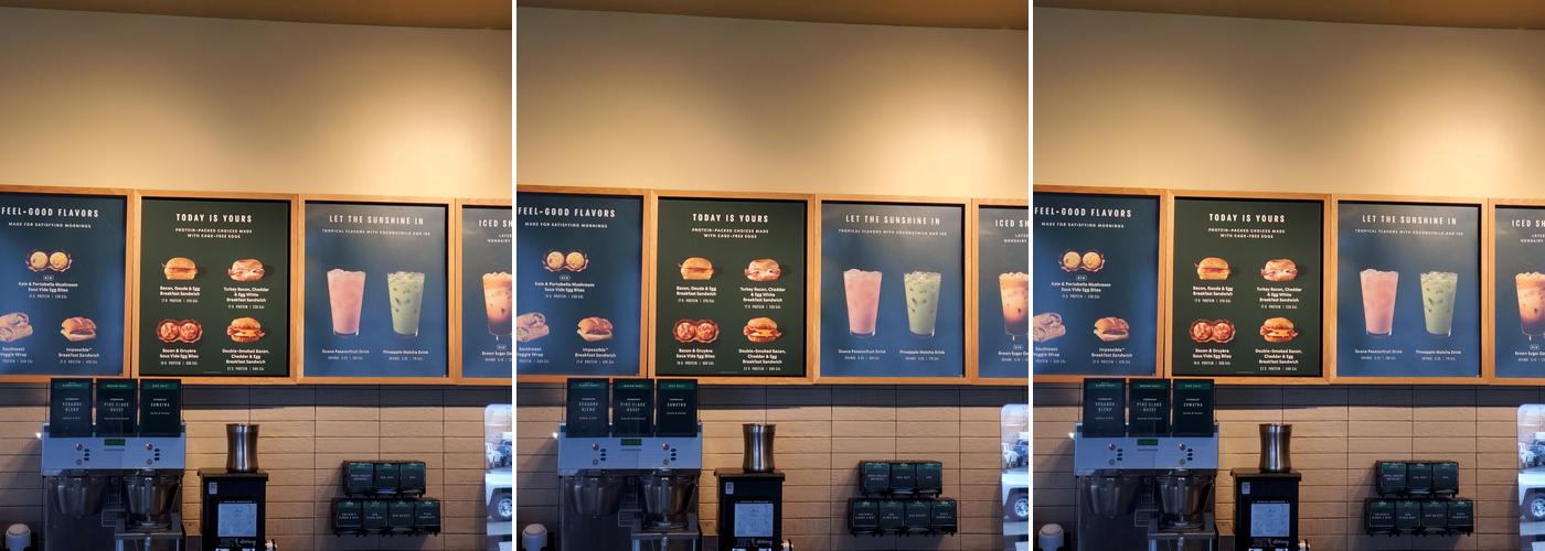 Starbucks Menu