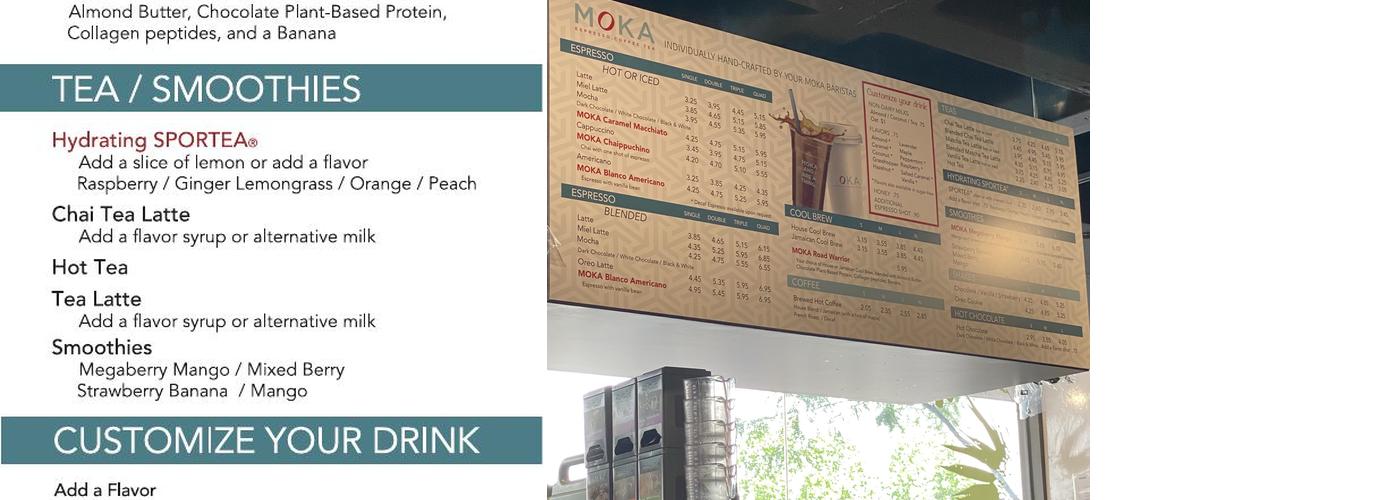 MOKA Menu