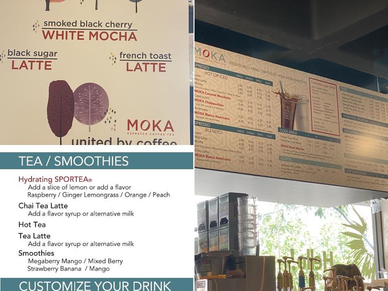 MOKA Menu