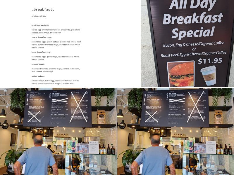 Ambit Cafe Menu