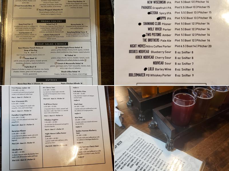 Stubborn Brothers Brewery Menu