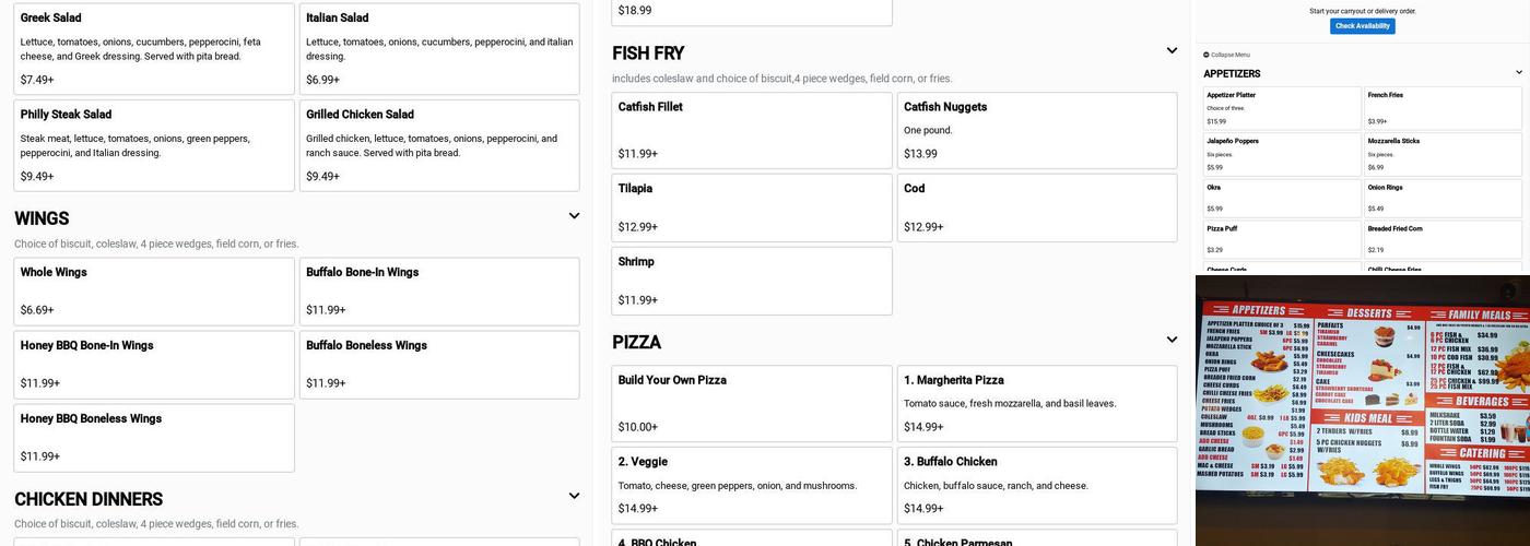 Crispy Crave Menu