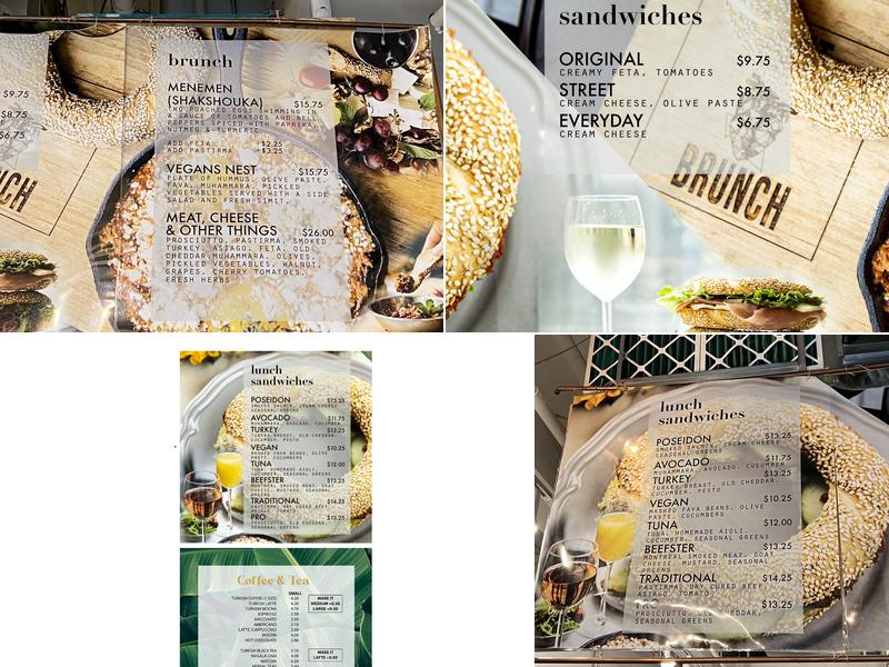 Simit & Chai Menu