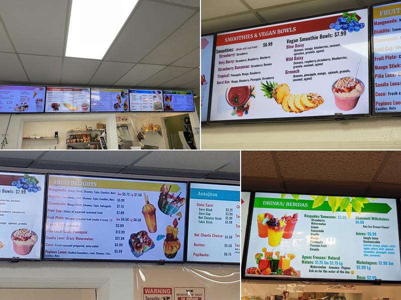 Daisy's Cravings Menu