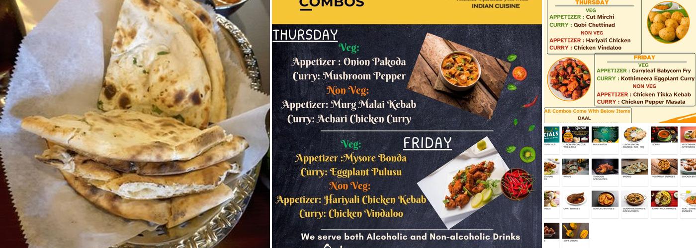 Biryani Pot, Indian Restaurant Menu