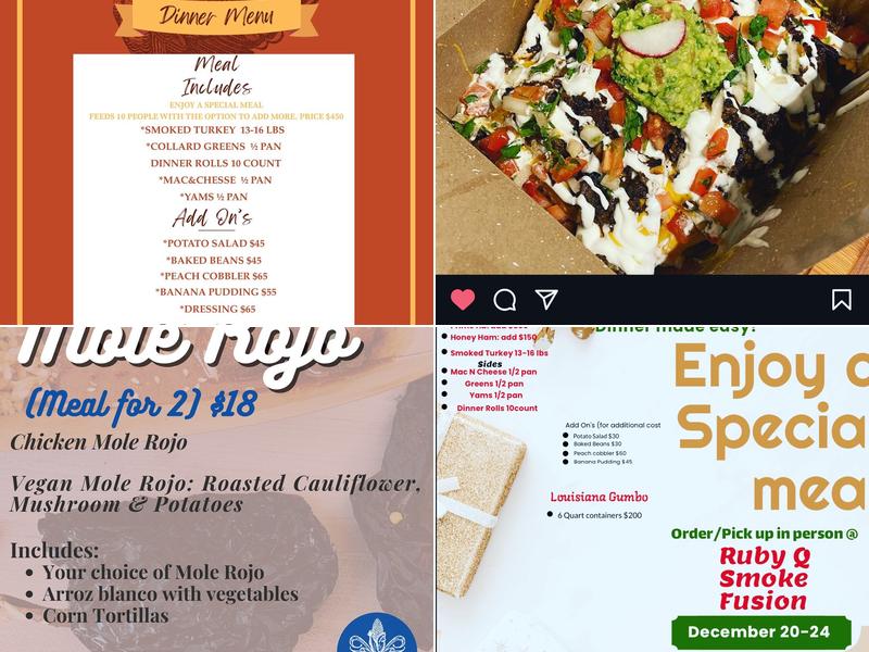 Ruby Q Smoke Fusion Menu