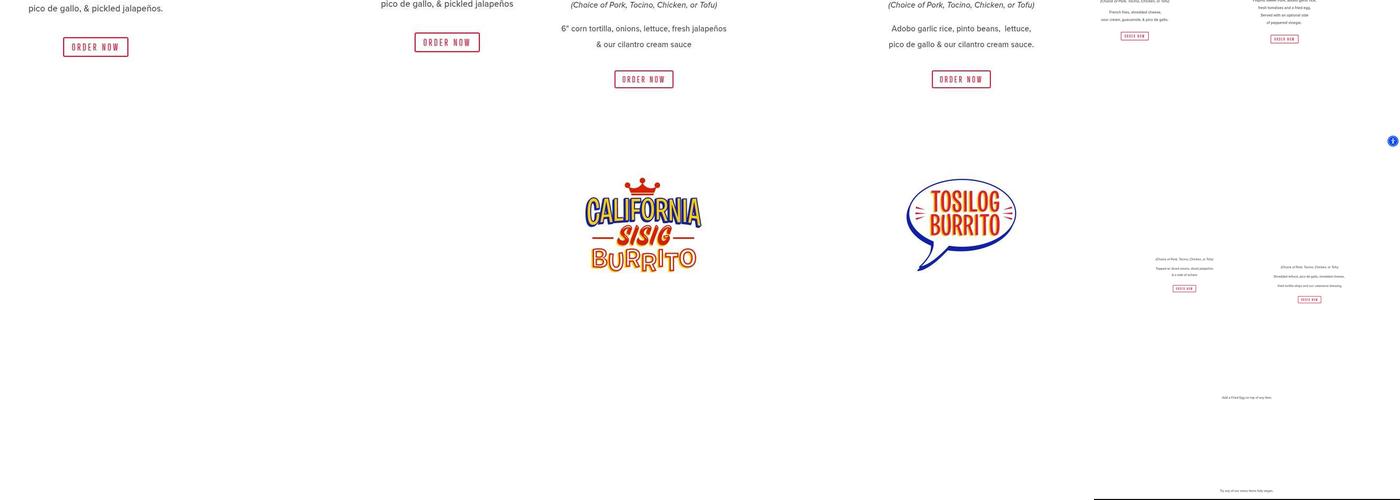 Señor Sisig (Oakland) Menu