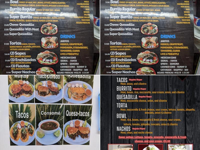 Taqueria Y Birrieria Pacheco Menu