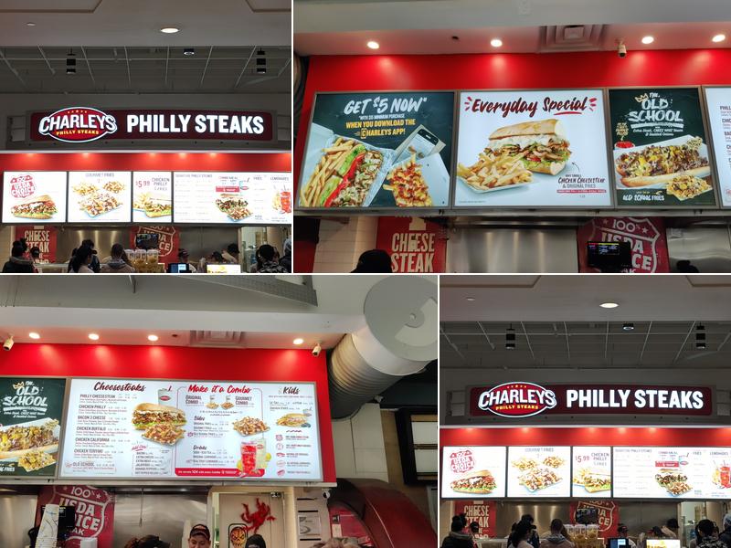 Charleys Cheesesteaks Menu