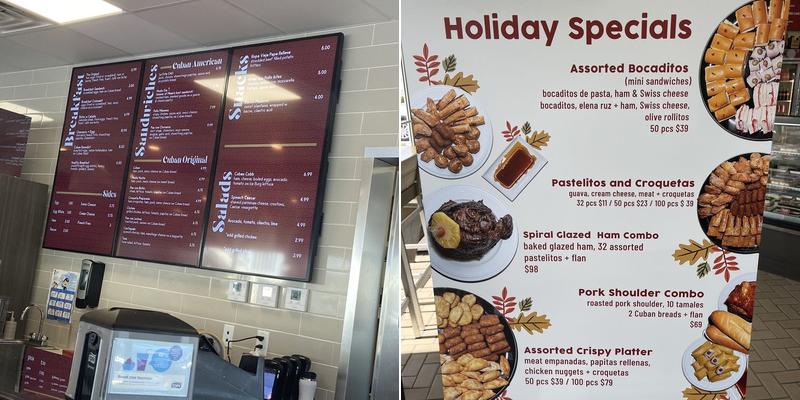 CAO Bakery & Cafe Menu