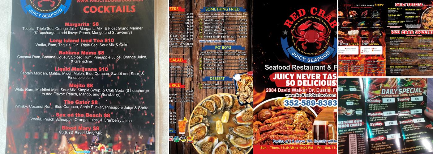Red Crab - Juicy Seafood (Eustis) Menu