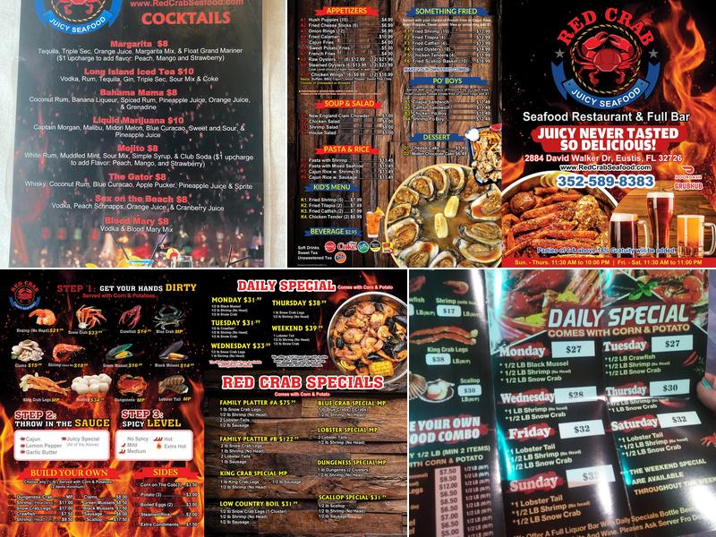 Red Crab - Juicy Seafood (Eustis) Menu