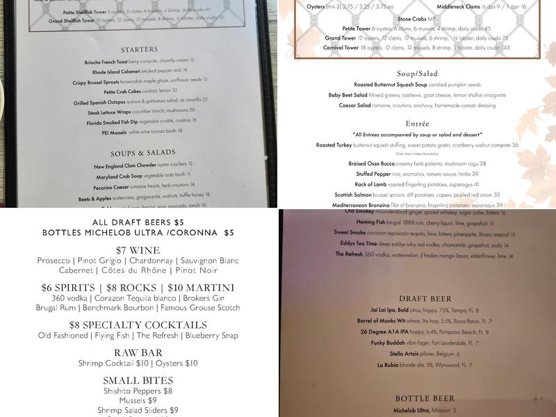 Copperfish Kitchen Menu