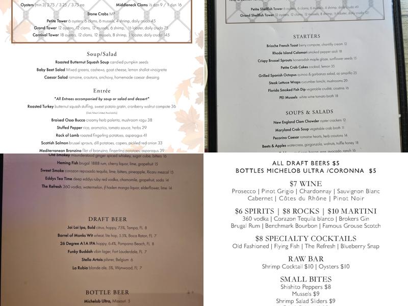 Copperfish Kitchen Menu