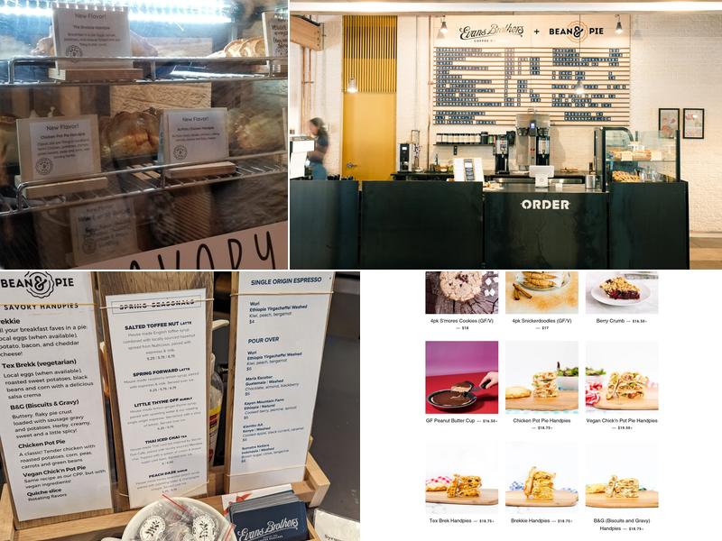 Bean & Pie Menu