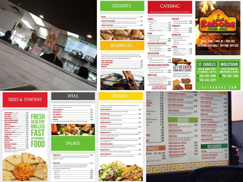 Just Kabobs Menu