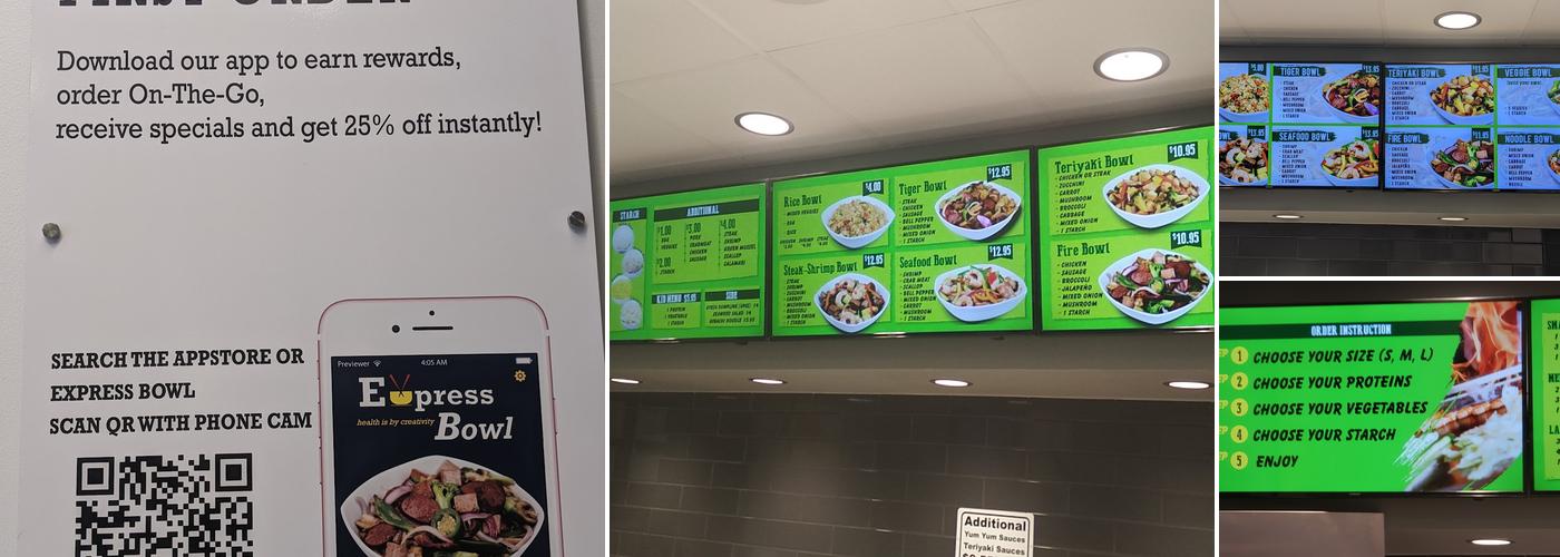 Express Bowl(Denham Springs) Menu