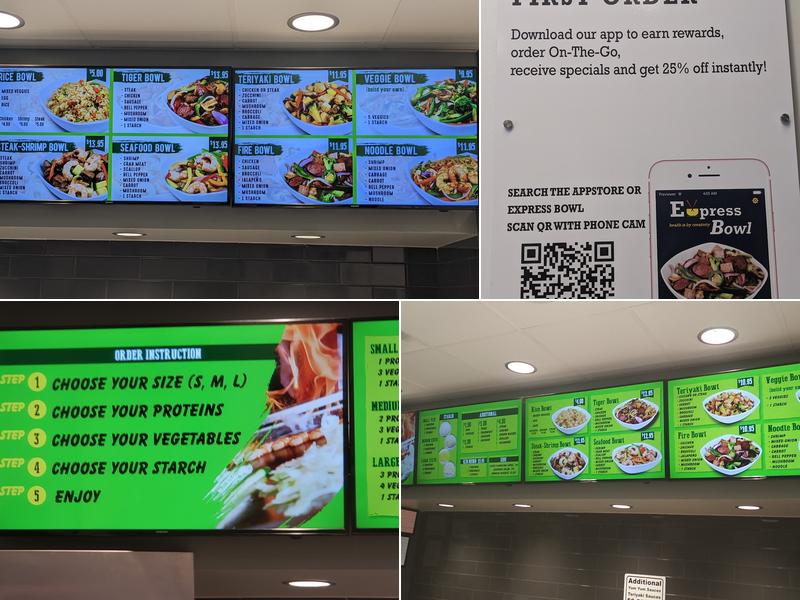 Express Bowl(Denham Springs) Menu