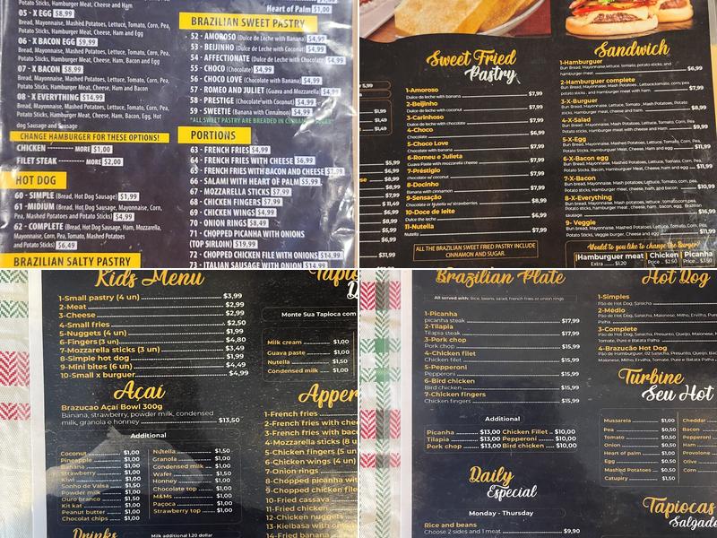 Brazucăo Lanches Menu