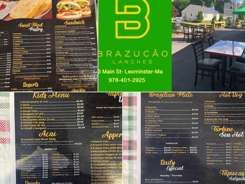 Brazucăo Lanches Menu