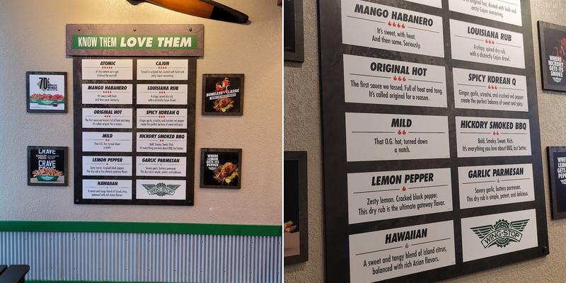 Wingstop Menu